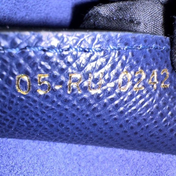 Christian Dior Saddle Bag Deep Ocean Blue Grained Calfskin - Picture 12 of 13